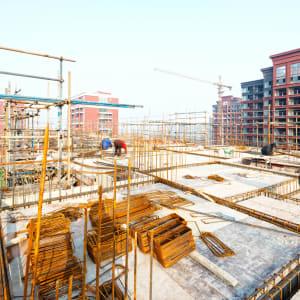 construction site mid-build